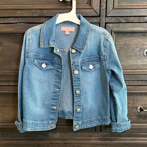 BCBG girls 7/8 Classic Blue Jean Jacket
